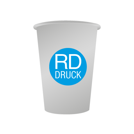 Pappbecher BIO | 300 ml einwandig | rundum bedruckt