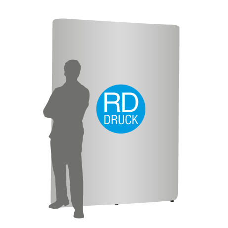 Pop-Up Faltwand | 2 x 3 Felder gerade | einseitig bedruckt
